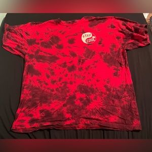 Red Tie-Dye Stay Cool Shirt